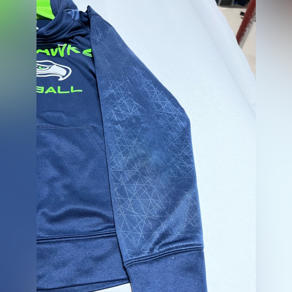 Seattle Seahawks hooded sweatshirt. Size medium - Picture 3 of 4